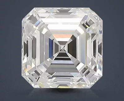 2.09ct D VS1 Rare Carat Ideal Cut Asscher Lab Grown Diamond