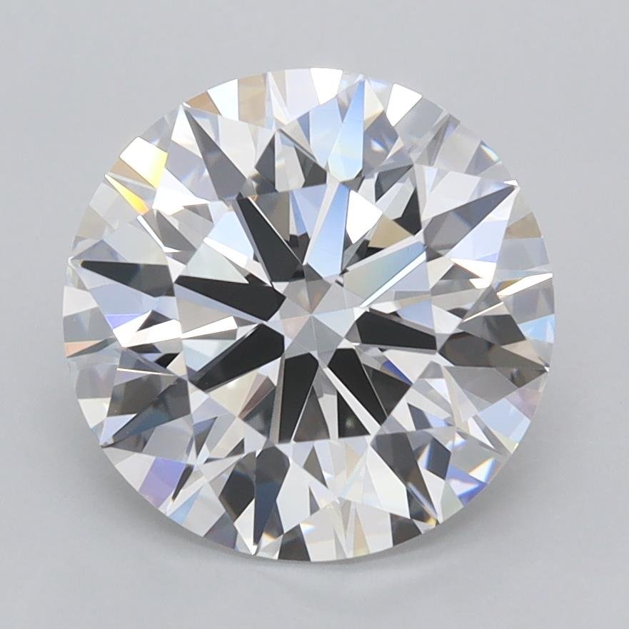 2.92ct D VVS1 Rare Carat Ideal Cut Round Lab Grown Diamond