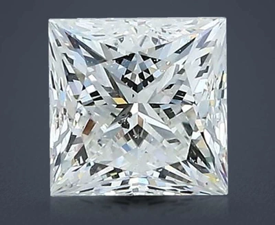 1.50ct K SI2 Good Cut Princess Diamond