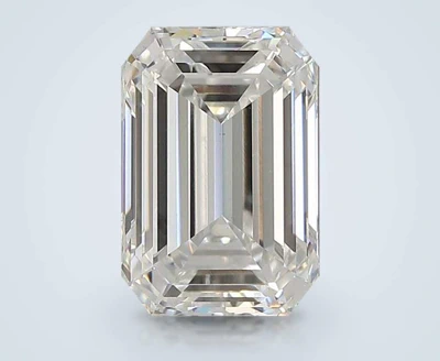 4.09ct E VS1 Rare Carat Ideal Cut Emerald Lab Grown Diamond