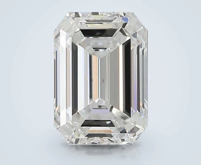 3.07ct E VS1 Rare Carat Ideal Cut Emerald Lab Grown Diamond