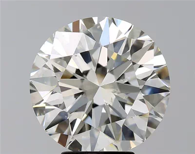 5.56ct J SI2 Rare Carat Ideal Cut Round Diamond