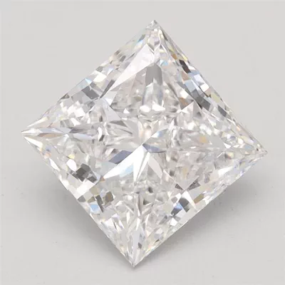 1.77ct F VVS2 Rare Carat Ideal Cut Princess Lab Grown Diamond