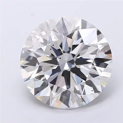 3.42ct F SI1 Rare Carat Ideal Cut Round Lab Grown Diamond