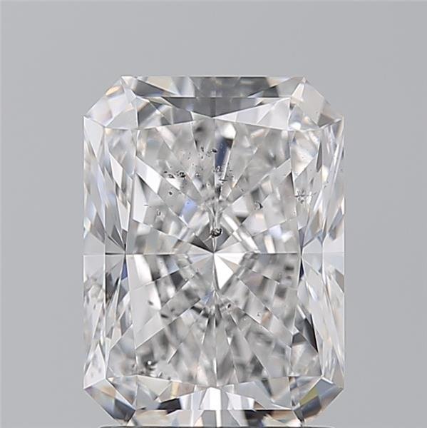 2.21ct E SI2 Rare Carat Ideal Cut Radiant Diamond