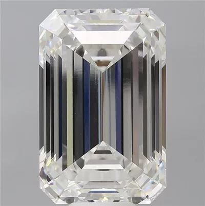 14.05ct F VVS2 Rare Carat Ideal Cut Emerald Lab Grown Diamond