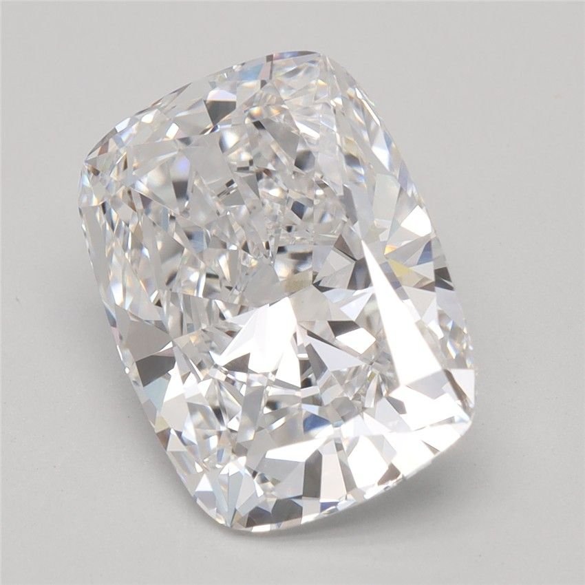 3.36ct E VVS2 Rare Carat Ideal Cut Cushion Lab Grown Diamond