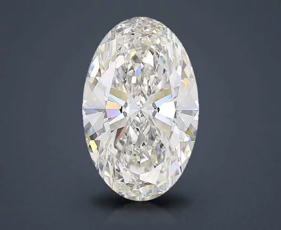 5.64ct G VVS2 Rare Carat Ideal Cut Oval Diamond