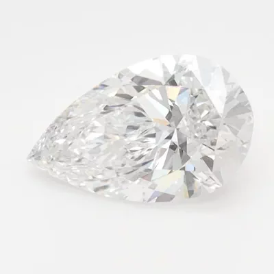 1.02ct E IF Rare Carat Ideal Cut Pear Lab Grown Diamond