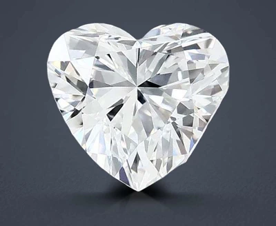 1.04ct D VVS1 Rare Carat Ideal Cut Heart Lab Grown Diamond