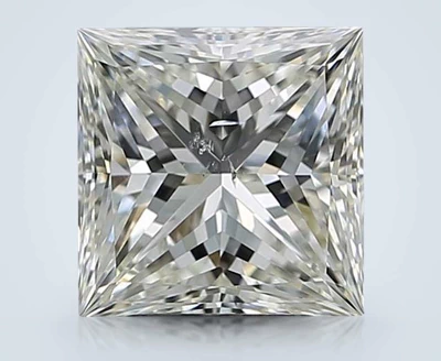 3.03ct J SI2 Very Good Cut Princess Diamond