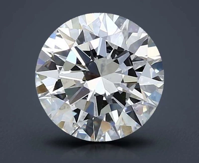 2.01ct F VS2 Excellent Cut Round Lab Grown Diamond