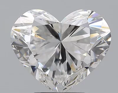4.01ct E SI2 Rare Carat Ideal Cut Heart Diamond