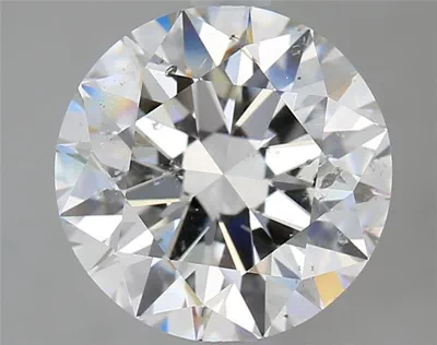 3.07ct H SI2 Rare Carat Ideal Cut Round Diamond