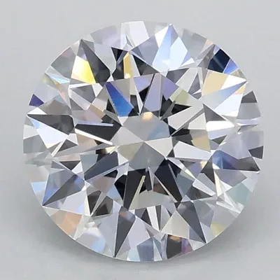 1.55ct D VVS2 Rare Carat Ideal Cut Round Lab Grown Diamond