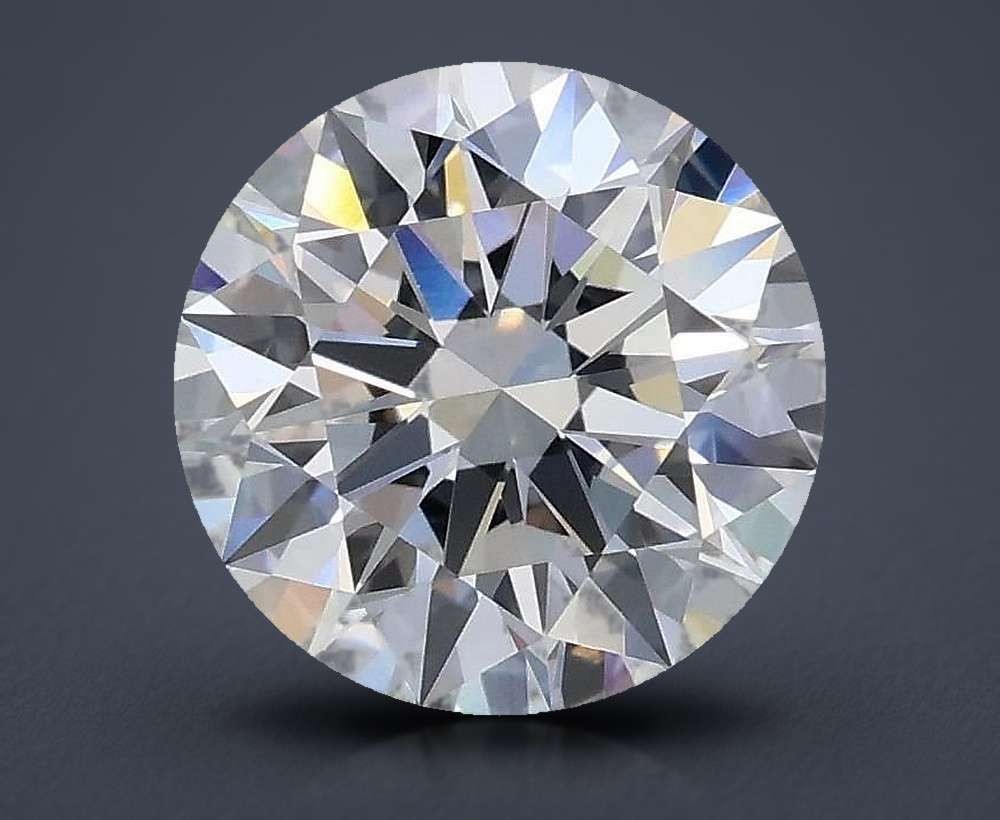 1.55ct D VVS2 Rare Carat Ideal Cut Round Lab Grown Diamond