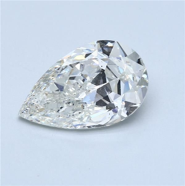 6.03ct H SI2 Excellent Cut Pear Diamond
