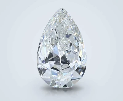 6.03ct H SI2 Excellent Cut Pear Diamond