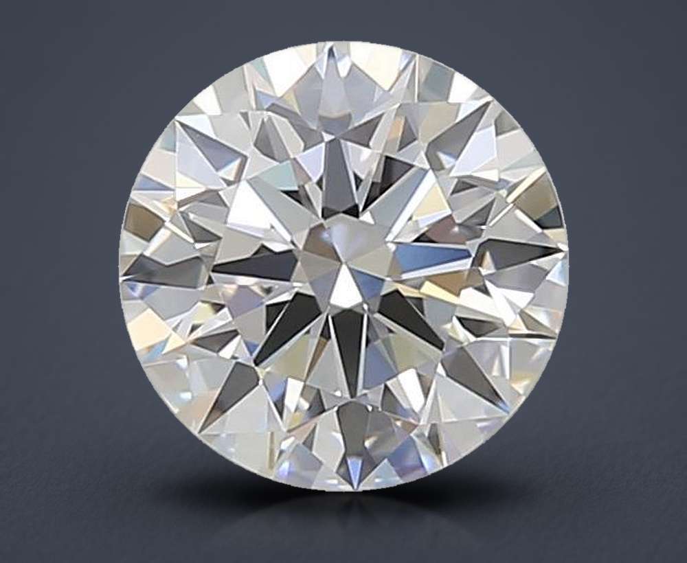 1.58ct E VVS2 Rare Carat Ideal Cut Round Lab Grown Diamond