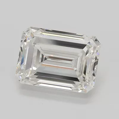 6.09ct G VS2 Very Good Cut Emerald Lab Grown Diamond