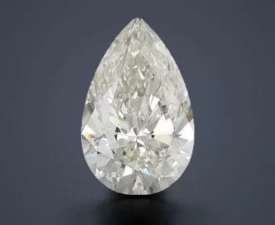 10.01ct J SI1 Rare Carat Ideal Cut Pear Diamond