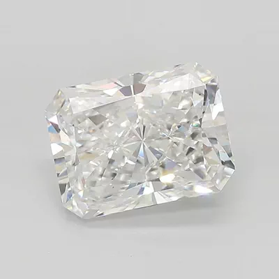 2.78ct E VS2 Rare Carat Ideal Cut Radiant Lab Grown Diamond