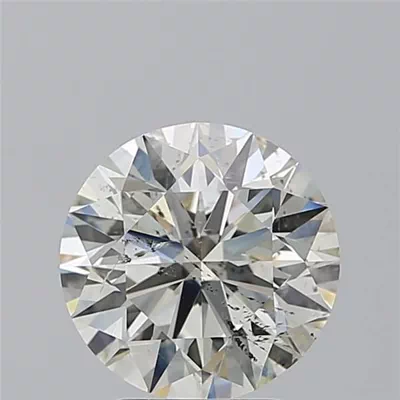 3.01ct J SI2 Excellent Cut Round Diamond