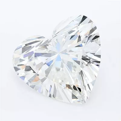 7.56ct E VVS2 Very Good Cut Heart Lab Grown Diamond