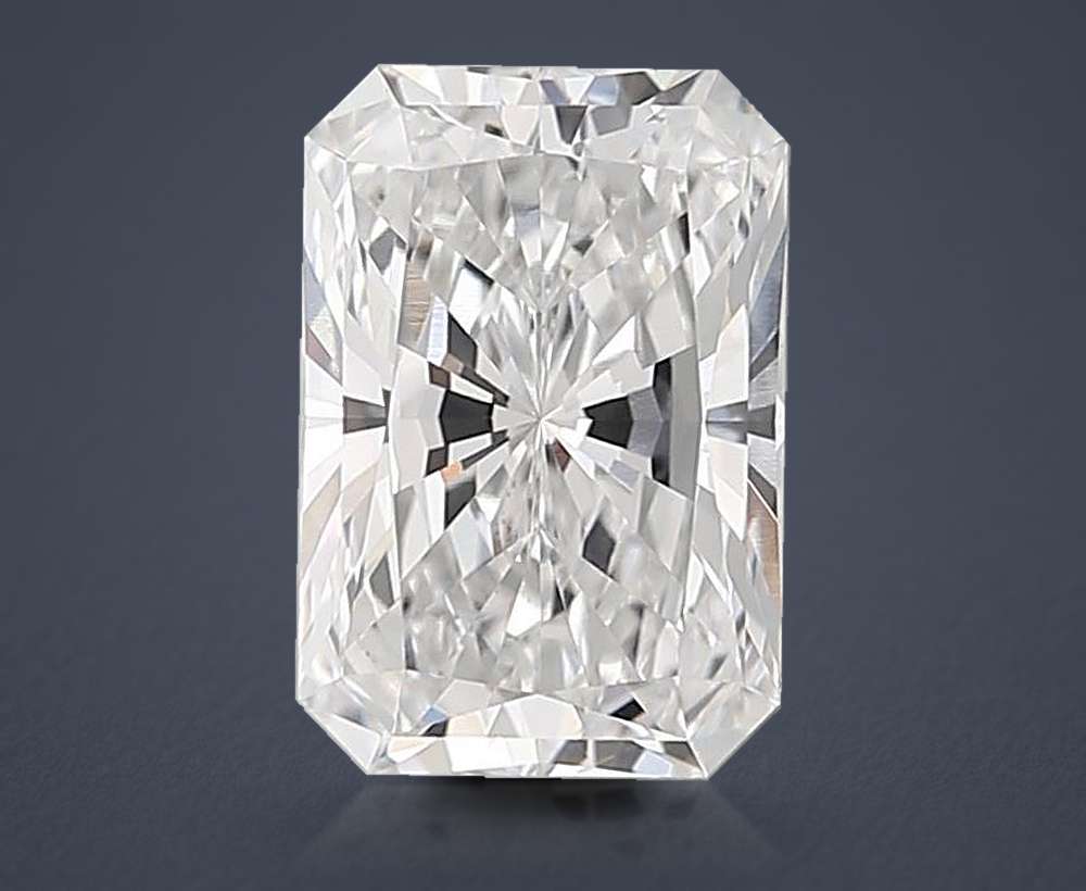 3.58ct D VS1 Rare Carat Ideal Cut Radiant Lab Grown Diamond
