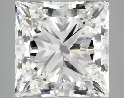 8.20ct F VS1 Rare Carat Ideal Cut Princess Lab Grown Diamond