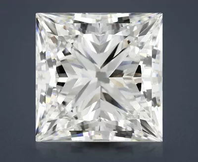 8.20ct F VS1 Rare Carat Ideal Cut Princess Lab Grown Diamond