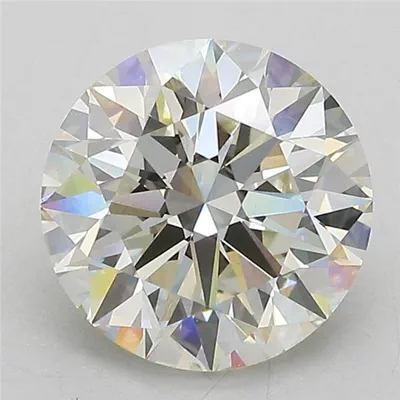 3.09ct J VS1 Rare Carat Ideal Cut Round Lab Grown Diamond