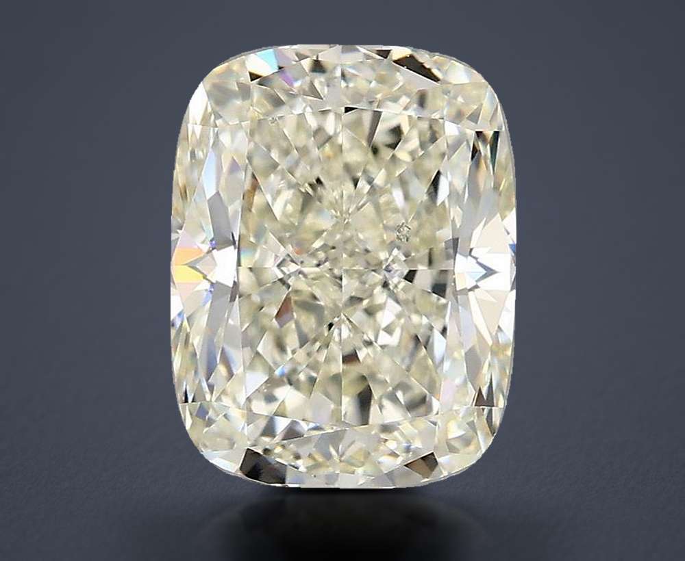 2.10ct K SI2 Rare Carat Ideal Cut Cushion Diamond
