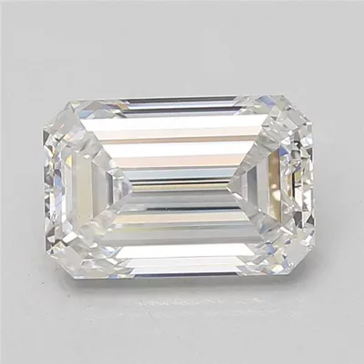 3.10ct E VS1 Rare Carat Ideal Cut Emerald Lab Grown Diamond
