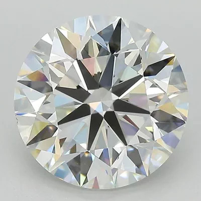4.04ct H VVS2 Excellent Cut Round Lab Grown Diamond