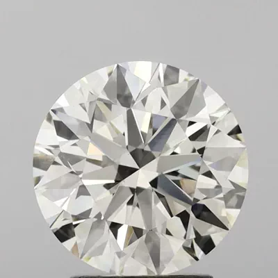 3.42ct I VVS2 Rare Carat Ideal Cut Round Lab Grown Diamond