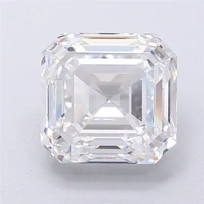 3.02ct D VS1 Rare Carat Ideal Cut Asscher Lab Grown Diamond