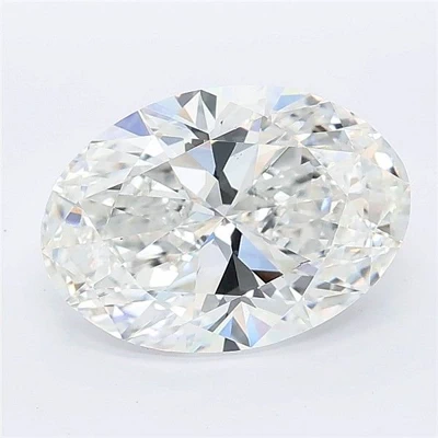 3.05ct E VS1 Rare Carat Ideal Cut Oval Lab Grown Diamond