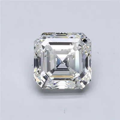 3.03ct J VS1 Rare Carat Ideal Cut Asscher Diamond