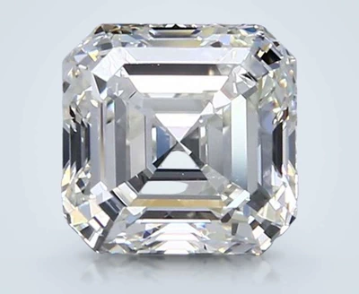 3.03ct J VS1 Rare Carat Ideal Cut Asscher Diamond