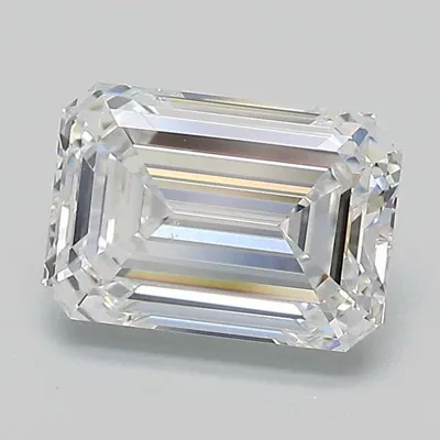 2.04ct E VS2 Rare Carat Ideal Cut Emerald Lab Grown Diamond