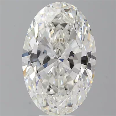 9.57ct G VVS2 Rare Carat Ideal Cut Oval Lab Grown Diamond