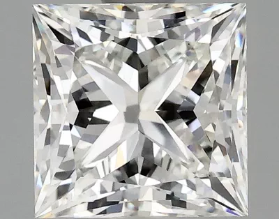2.00ct H VS1 Rare Carat Ideal Cut Princess Lab Grown Diamond