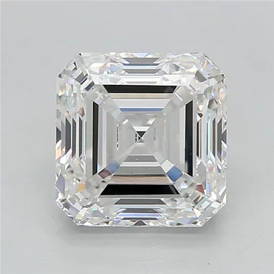 2.75ct E VS2 Rare Carat Ideal Cut Asscher Lab Grown Diamond
