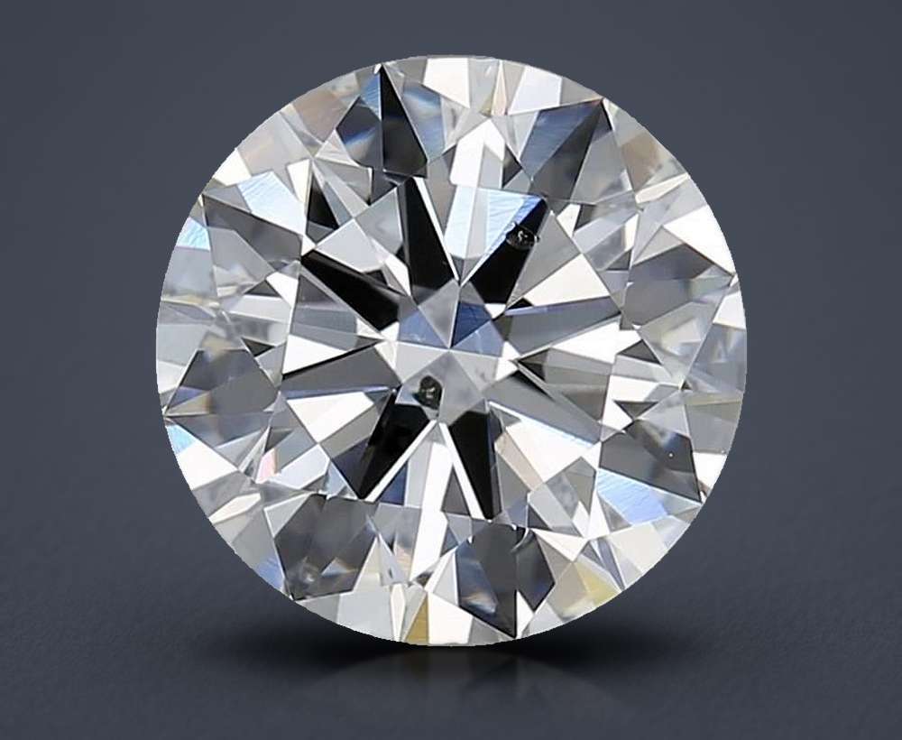 1.90ct E SI2 Rare Carat Ideal Cut Round Diamond