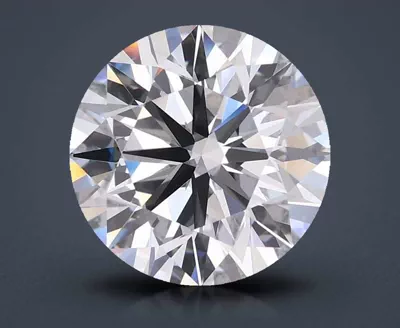 3.49ct H VVS2 Rare Carat Ideal Cut Round Lab Grown Diamond