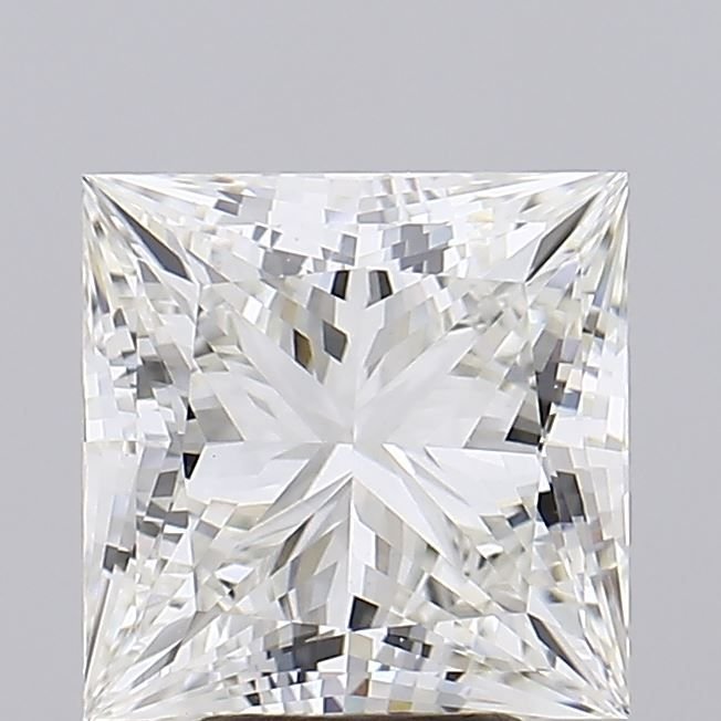 5.09ct G VVS2 Rare Carat Ideal Cut Princess Lab Grown Diamond