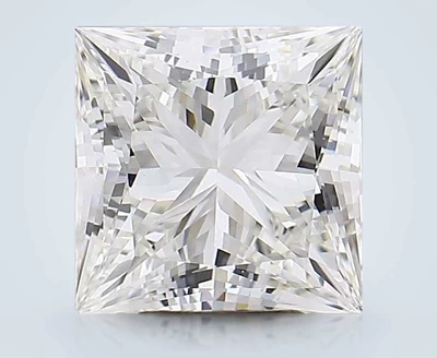 5.09ct G VVS2 Rare Carat Ideal Cut Princess Lab Grown Diamond