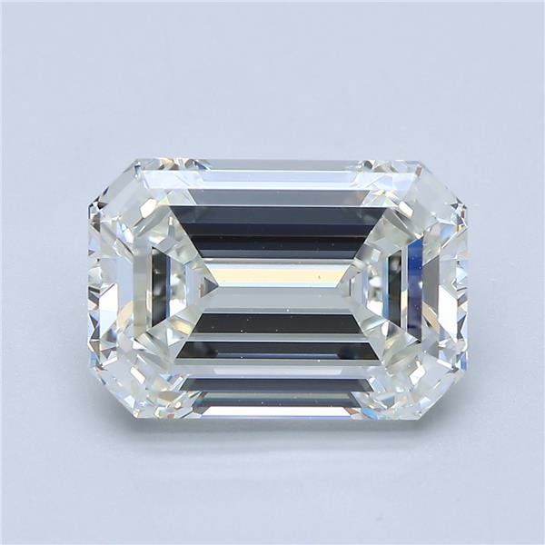 5.29ct I VS1 Rare Carat Ideal Cut Emerald Diamond