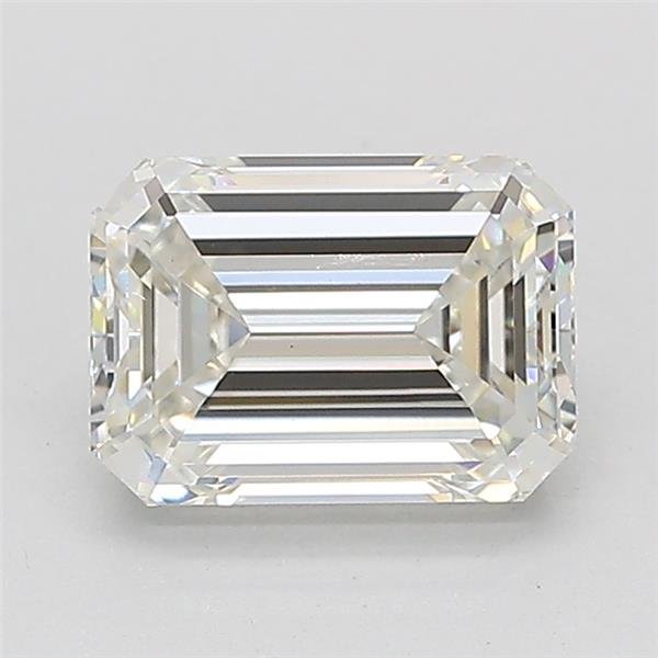 1.52ct H VS1 Rare Carat Ideal Cut Emerald Lab Grown Diamond